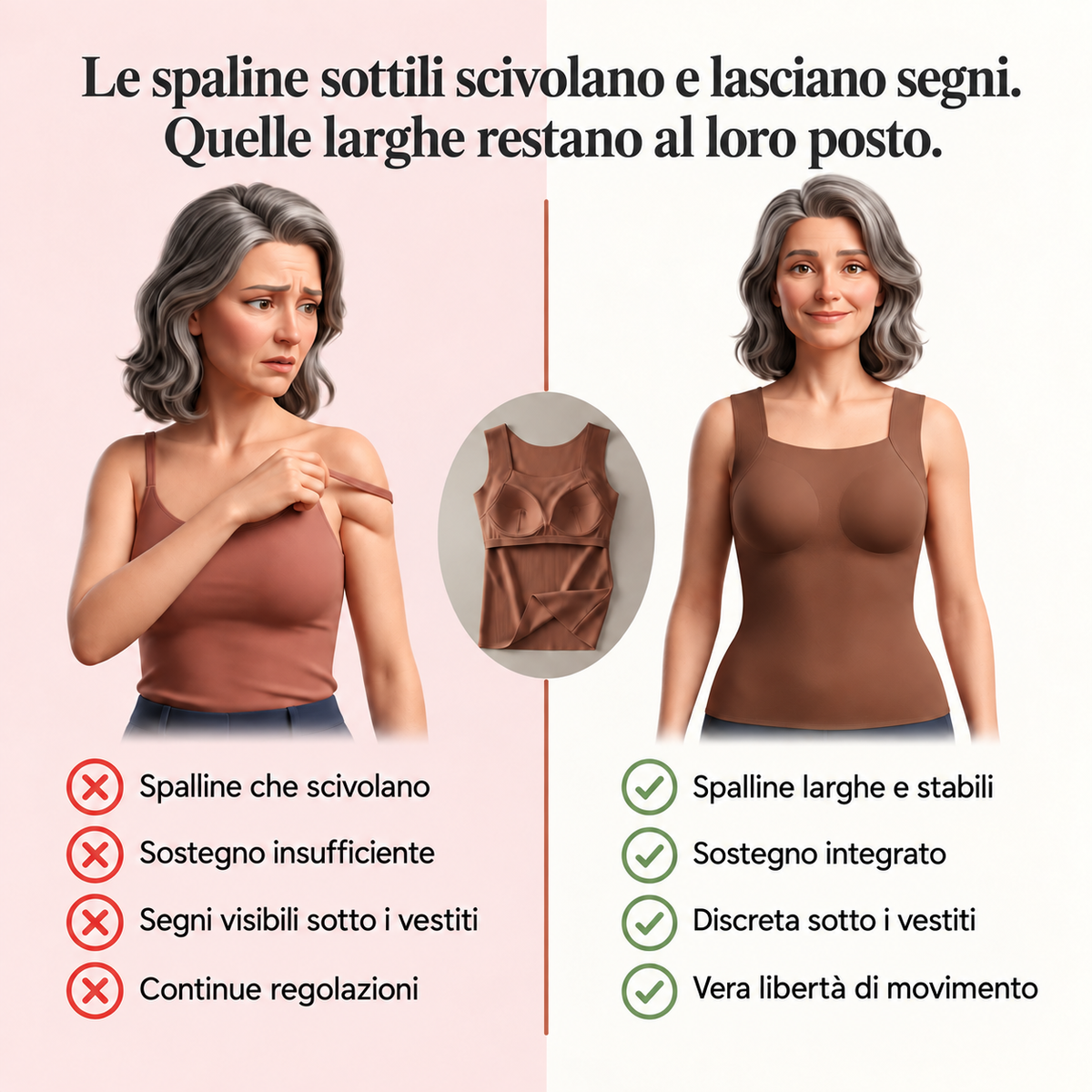 Canotta Elyna Paris — Ridisegna la tua silhouette senza sforzo